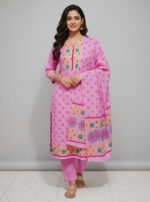 Attractive Set Block Print Three Piece Wear | আকর্ষণীয় সেট ক্যাজুয়াল থ্রি পিস ওয়্যার । MNK SHOP