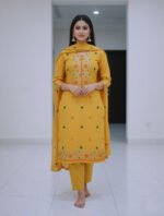 Attractive Set Block Print Three Piece Wear | আকর্ষণীয় সেট ক্যাজুয়াল থ্রি পিস ওয়্যার । MNK SHOP - Image 5