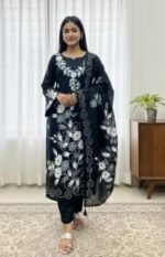 Ultra Soft Breathable Fabric Block Print Three Piece Wear | নরম আরামদায়ক ফেব্রিক নারীদের ফ্যাশন ওয়্যার । MNK SHOP - Image 9