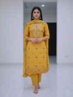 Ultra Soft Breathable Fabric Block Print Three Piece Wear | নরম আরামদায়ক ফেব্রিক নারীদের ফ্যাশন ওয়্যার । MNK SHOP - Image 8