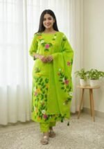 Ultra Soft Breathable Fabric Block Print Three Piece Wear | নরম আরামদায়ক ফেব্রিক নারীদের ফ্যাশন ওয়্যার । MNK SHOP - Image 13