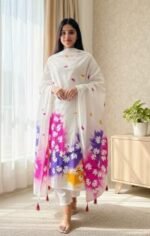Ultra Soft Breathable Fabric Block Print Three Piece Wear | নরম আরামদায়ক ফেব্রিক নারীদের ফ্যাশন ওয়্যার । MNK SHOP - Image 14