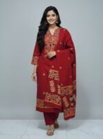 Attractive Set Block Print Three Piece Outfit | আকর্ষণীয় থ্রি পিস সেট প্রিন্টেড পোশাক আউটফিট । MNK SHOP - Image 6
