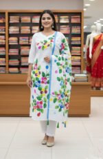 Casual Daily Wear Block Print Three Piece Outfit | ক্যাজুয়াল ডেইলি ওয়্যার স্টাইলিশ প্রিন্ট আউটফিট । MNK SHOP