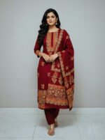 Exclusive Digital Block Print Three Piece Outfit | এক্সক্লুসিভ ডিজিটাল প্রিন্ট ট্রেন্ডি কালেকশন আউটফিট । MNK SHOP - Image 4