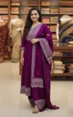 Sophisticated Party Outfit Block Print Three Piece Outfit | সোফিস্টিকেটেড পার্টি আউটফিট ফ্যাশন কালেকশন আউটফিট । MNK SHOP - Image 12