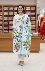 Sophisticated Party Outfit Block Print Three Piece Outfit | সোফিস্টিকেটেড পার্টি আউটফিট ফ্যাশন কালেকশন আউটফিট । MNK SHOP - Image 15