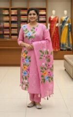 Sophisticated Party Outfit Block Print Three Piece Outfit | সোফিস্টিকেটেড পার্টি আউটফিট ফ্যাশন কালেকশন আউটফিট । MNK SHOP - Image 9