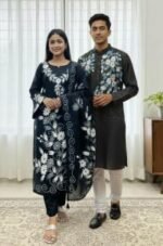 Ultra Soft Breathable Fabric Block Print Three Piece Attire | নরম আরামদায়ক ফেব্রিক নারীদের থ্রি পিস পোশাক । MNK SHOP