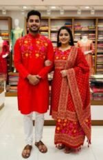 Ultra Soft Breathable Fabric Block Print Three Piece Attire | নরম আরামদায়ক ফেব্রিক নারীদের থ্রি পিস পোশাক । MNK SHOP - Image 8