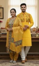 Ultra Soft Breathable Fabric Block Print Three Piece Selection | নরম আরামদায়ক ফেব্রিক আধুনিক পোশাক সিলেকশন । MNK SHOP - Image 9