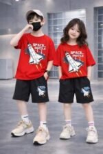 Premium Half Sleeve Style Drop Shoulder Baby TShirt and Pant Set Outfit | প্রিমিয়াম হাফ স্লিভ স্টাইল আধুনিক বেবি পোশাক আউটফিট । MNK SHOP - Image 12