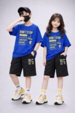 Premium Half Sleeve Style Drop Shoulder Baby TShirt and Pant Set Outfit | প্রিমিয়াম হাফ স্লিভ স্টাইল আধুনিক বেবি পোশাক আউটফিট । MNK SHOP - Image 16