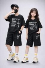 Premium Half Sleeve Style Drop Shoulder Baby TShirt and Pant Set Outfit | প্রিমিয়াম হাফ স্লিভ স্টাইল আধুনিক বেবি পোশাক আউটফিট । MNK SHOP - Image 17