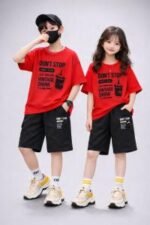 Premium Half Sleeve Style Drop Shoulder Baby TShirt and Pant Set Outfit | প্রিমিয়াম হাফ স্লিভ স্টাইল আধুনিক বেবি পোশাক আউটফিট । MNK SHOP