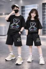 Premium Half Sleeve Style Drop Shoulder Baby TShirt and Pant Set Outfit | প্রিমিয়াম হাফ স্লিভ স্টাইল আধুনিক বেবি পোশাক আউটফিট । MNK SHOP - Image 4