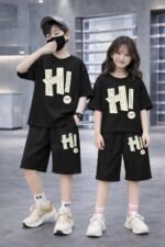 Deluxe Urban Fashion Drop Shoulder Baby TShirt and Pant Set Wear | ডেলুক্স আর্বান ফ্যাশন বেবি পোশাক সেট ওয়্যার । MNK SHOP - Image 10
