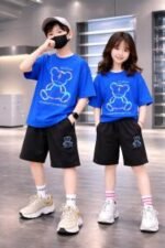 Aesthetic Dynamic Look Drop Shoulder Baby TShirt and Pant Set Attire | নান্দনিক ডাইনামিক লুক কিউট টি-শার্ট সেট পোশাক । MNK SHOP - Image 3
