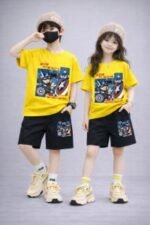 Trendy Mash Fabric Drop Shoulder Baby TShirt and Pant Set Selection | ট্রেন্ডি ম্যশ ফেব্রিক আধুনিক শিশু পোশাক সিলেকশন । MNK SHOP - Image 6