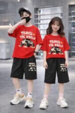 Trendy Mash Fabric Drop Shoulder Baby TShirt and Pant Set Selection | ট্রেন্ডি ম্যশ ফেব্রিক আধুনিক শিশু পোশাক সিলেকশন । MNK SHOP - Image 14
