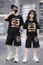 Trendy Mash Fabric Drop Shoulder Baby TShirt and Pant Set Selection | ট্রেন্ডি ম্যশ ফেব্রিক আধুনিক শিশু পোশাক সিলেকশন । MNK SHOP - Image 3
