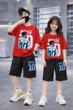 Trendy Mash Fabric Drop Shoulder Baby TShirt and Pant Set Selection | ট্রেন্ডি ম্যশ ফেব্রিক আধুনিক শিশু পোশাক সিলেকশন । MNK SHOP - Image 4
