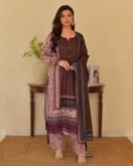 Modern Youth Choice Digital Print Three Piece Outfit | আধুনিক ট্রেন্ডি পছন্দ স্টাইলিশ থ্রি পিস আউটফিট । MNK SHOP - Image 2
