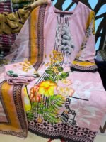 Ultra Soft Breathable Fabric Digital Print Three Piece Attire | নরম আরামদায়ক ফেব্রিক প্রিমিয়াম থ্রি পিস পোশাক । MNK SHOP