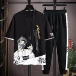 Modern Everyday Outfit Mash T-Shirt & Full pant Set | আধুনিক এভরিডে আউটফিট আরামদায়ক সেট । MNK SHOP - Image 3