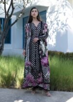 Vibrant Floral Motif Digital Print Three Piece Selection | চমৎকার ফ্লোরাল মোটিফ ফ্যাশনেবল পোশাক সিলেকশন । MNK SHOP - Image 3