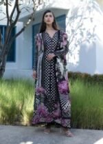 Vibrant Floral Motif Digital Print Three Piece Selection | চমৎকার ফ্লোরাল মোটিফ ফ্যাশনেবল পোশাক সিলেকশন । MNK SHOP - Image 3