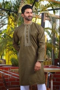 Casual Everyday Outfit Luxury Italian Panjabi with Box | ক্যাজুয়াল এভরিডে আউটফিট পুরুষদের পাঞ্জাবি । MNK SHOP