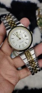 Minimalist Dial Stylish Men Watch | স্টাইলিশ মিনিমালিস্ট ডায়াল ফ্যাশন ঘড়ি । MNK SHOP - Image 5