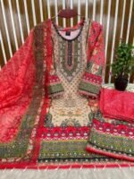 Exclusive Digital Print Three Piece Style | এক্সক্লুসিভ ডিজিটাল প্রিন্ট প্রিমিয়াম থ্রি পিস স্টাইল । MNK SHOP - Image 2