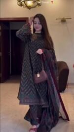 Gorgeous Festival Special Digital Print Three Piece Style | গর্জিয়াস উৎসব স্পেশাল নতুন থ্রি পিস স্টাইল । MNK SHOP - Image 3