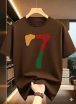 Vibrant Solid Color Drop Shoulder Tshirt with DTF Print Outfit | চমৎকার সলিড কালার ফ্যাশনেবল টি-শার্ট আউটফিট । MNK SHOP - Image 2