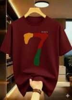 Vibrant Solid Color Drop Shoulder Tshirt with DTF Print Outfit | চমৎকার সলিড কালার ফ্যাশনেবল টি-শার্ট আউটফিট । MNK SHOP - Image 5