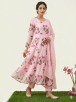 Ultra Soft Breathable Fabric Jorjet Three Piece | নরম আরামদায়ক ফেব্রিক ট্রেন্ডি থ্রি পিস । MNK SHOP