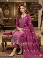 Vibrant Floral Motif Unstitch Three Piece | চমৎকার ফ্লোরাল মোটিফ সুন্দর থ্রি পিস । MNK SHOP