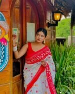 Exclusive Block Print Boisakhi Collection | এক্সক্লুসিভ ব্লক প্রিন্ট সুন্দর বৈশাখী শাড়ি । MNK SHOP - Image 3