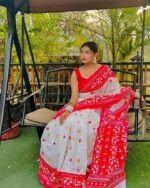 Exclusive Block Print Boisakhi Collection | এক্সক্লুসিভ ব্লক প্রিন্ট সুন্দর বৈশাখী শাড়ি । MNK SHOP - Image 2