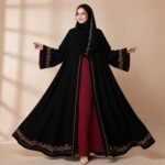 Exclusive Premium Embroidery Koti Borka | এক্সক্লুসিভ প্রিমিয়াম স্টাইলিশ কটি বোরকা । MNK SHOP - Image 4