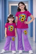 Fashionable Half Sleeve T-shirt and Pant Set, ফ্যাশনেবল হাফ স্লিভ টি-শার্ট ও প্যান্ট সেট। MNK SHOP - Image 8