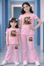 Fashionable Half Sleeve T-shirt and Pant Set, ফ্যাশনেবল হাফ স্লিভ টি-শার্ট ও প্যান্ট সেট। MNK SHOP - Image 5