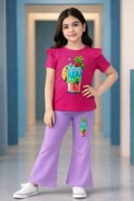 Comfortable Half Sleeve T-shirt & Pant Set, আরামদায়ক হাফ স্লিভ টি-শার্ট ও প্যান্ট সেট। MNK SHOP - Image 3