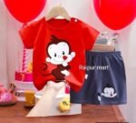 Trendy Half Sleeve T-shirt & Pant Set, ট্রেন্ডি হাফ স্লিভ টি-শার্ট ও প্যান্ট সেট। MNK SHOP - Image 8