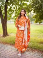 Chic Ready-to-Wear Digital Print Three Piece | স্টাইলিশ রেডিমেড লুক মেয়েদের থ্রি পিস । MNK SHOP - Image 2