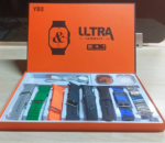 Y80 Ultra 8-in-1 Smartwatch Combo | Multi Strap Smart Watch with Accessories & Stylish Design | MNK SHOP - Image 8