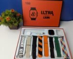 Y80 Ultra 8-in-1 Smartwatch Combo | Multi Strap Smart Watch with Accessories & Stylish Design | MNK SHOP