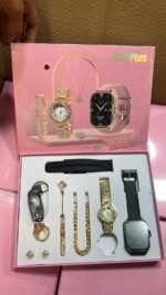 A58 Plus Ladies Smart Watch & Jewelry Combo Set | 2.01" HD Full Touch Display | Bluetooth Calling | 8-in-1 Gift Set | MNK SHOP - Image 8